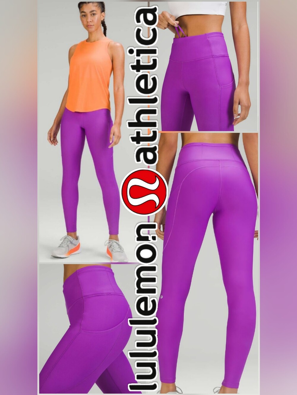 Lululemon Athletica Fast & Free High-Rise Tighta In Moonlit Magenta